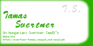 tamas svertner business card